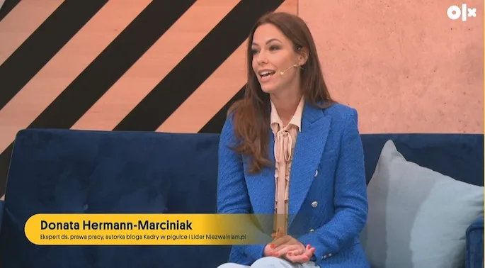 Kadry w pigułce - prawo pracy, kadry, finanse dla Twojej firmy. Donata Hermann: olx 2