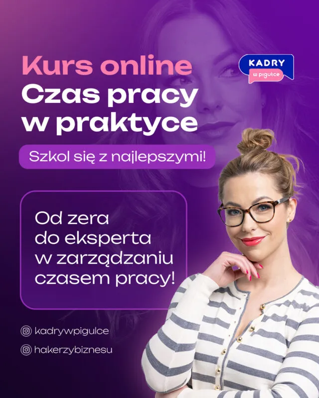 Kadry w pigułce - prawo pracy, kadry, finanse dla Twojej firmy. Donata Hermann: Pigulka Prawdy Kurs Online Post 1080x1350 1