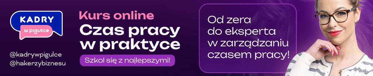 Kurs online: Czas pracy w praktyce. Kadry w pigułce. Donata Hermann